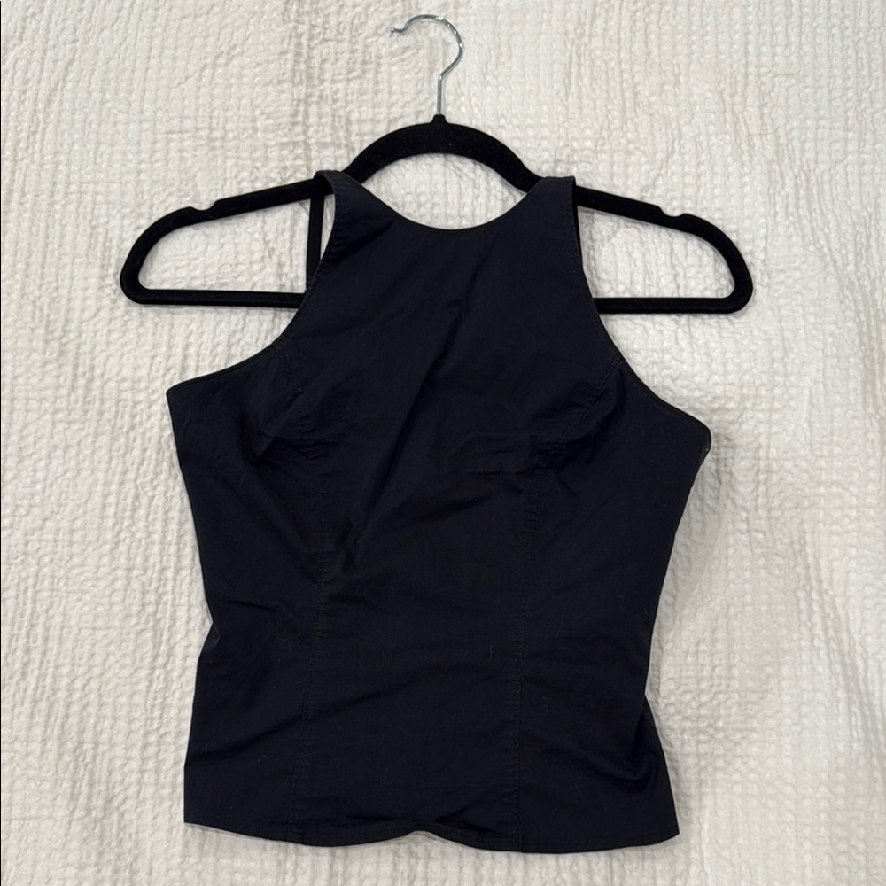 Express black backless Women's Top